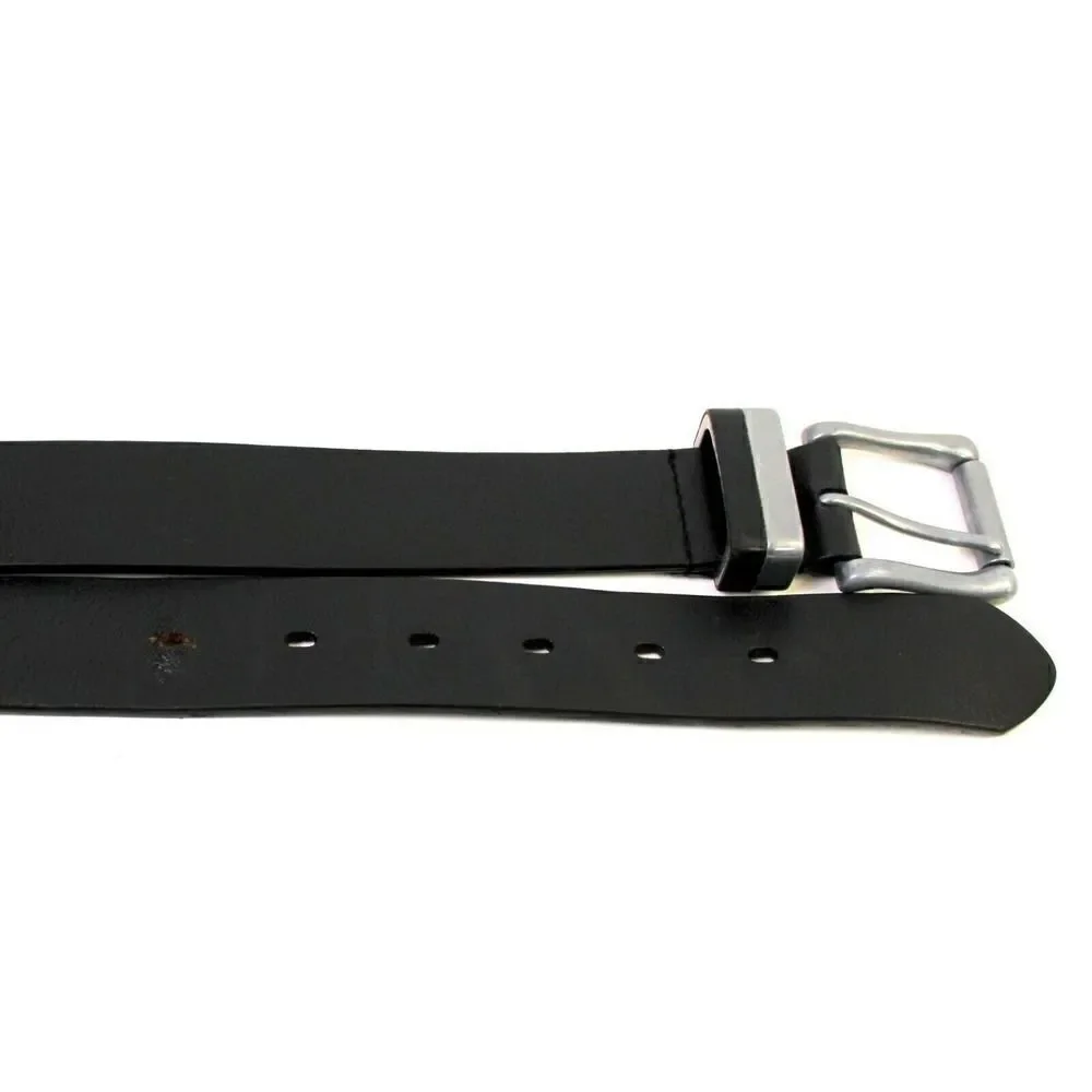 SADDLE BLACK GENUINE LEATHER 1 3/8